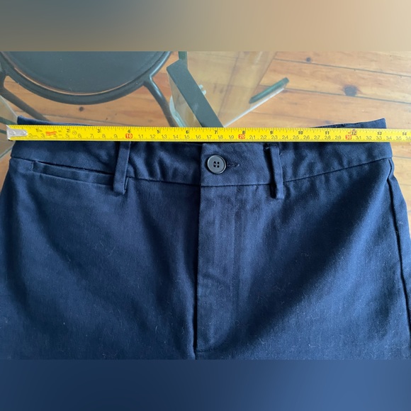 SOLD Navy Frank and Oak cotton trousers - Picture 6 of 7